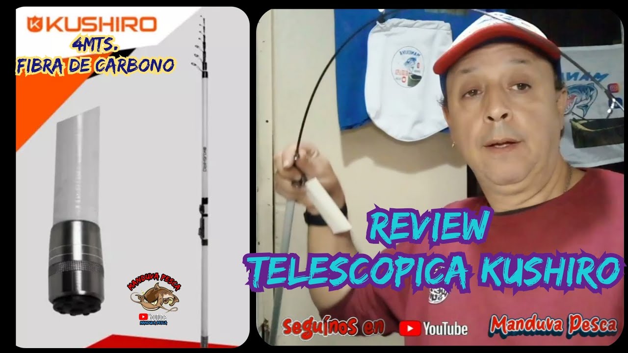 #review #pesca ca&ntilde;a #Kushiro 4mts.