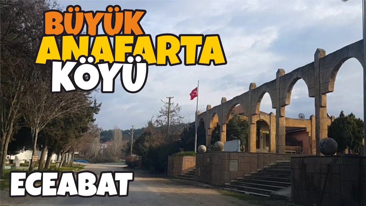 Büyükanafarta köyü, Eceabat, Çanakkale