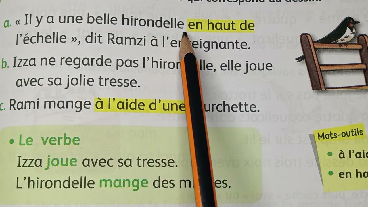 تعلم اللغة الفرنسية للمبتدئين : l'hirondelle