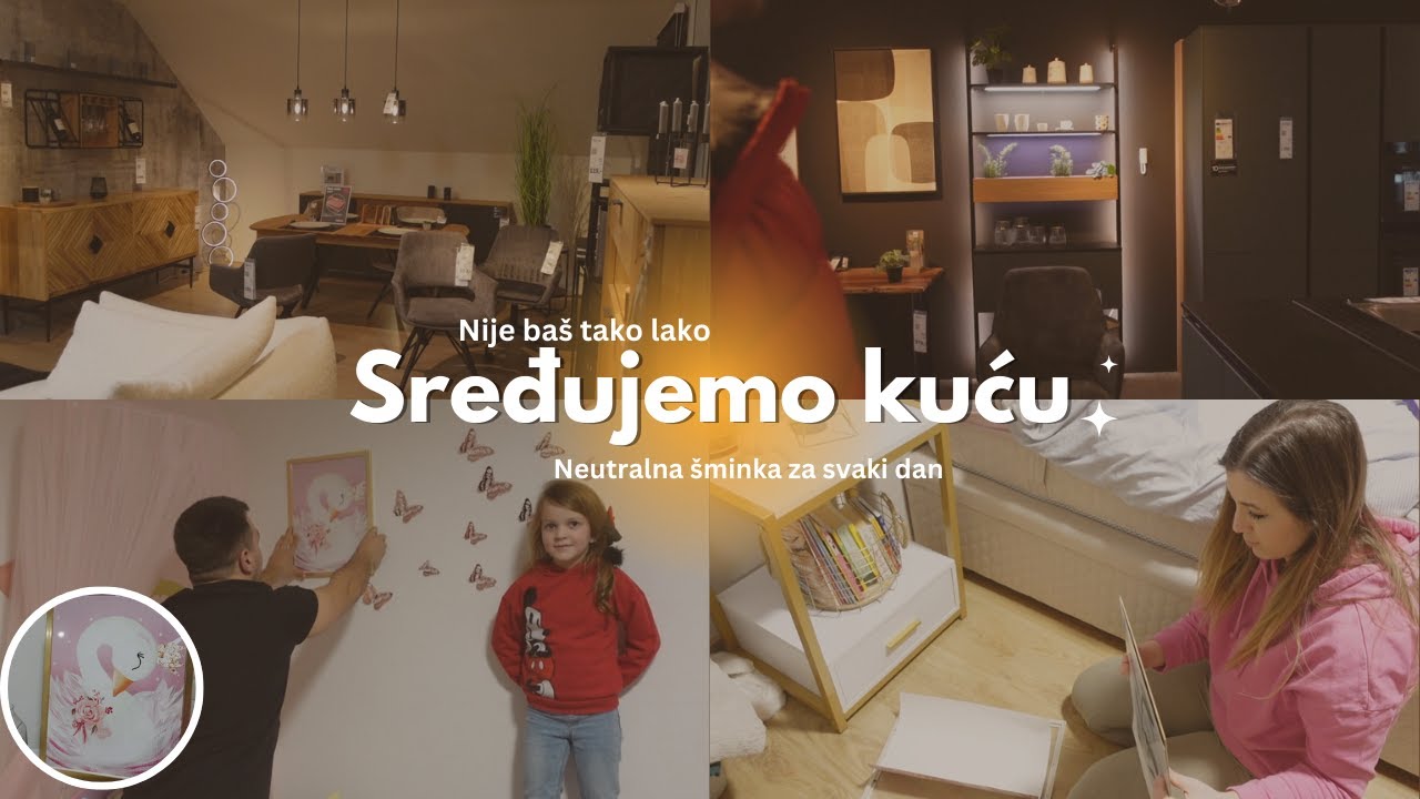 SREĐIVANJE KUĆE NIJE LAGAN POSAO I Testiram nove proizvode iz DMa,Neutralna šminka za svaki dan