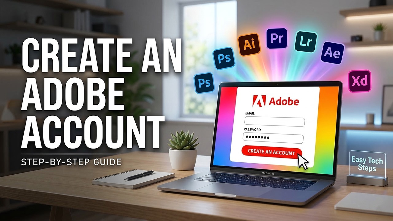 Как создать учетную запись Adobe и настроить Creative Cloud (руководство 2026 года)
