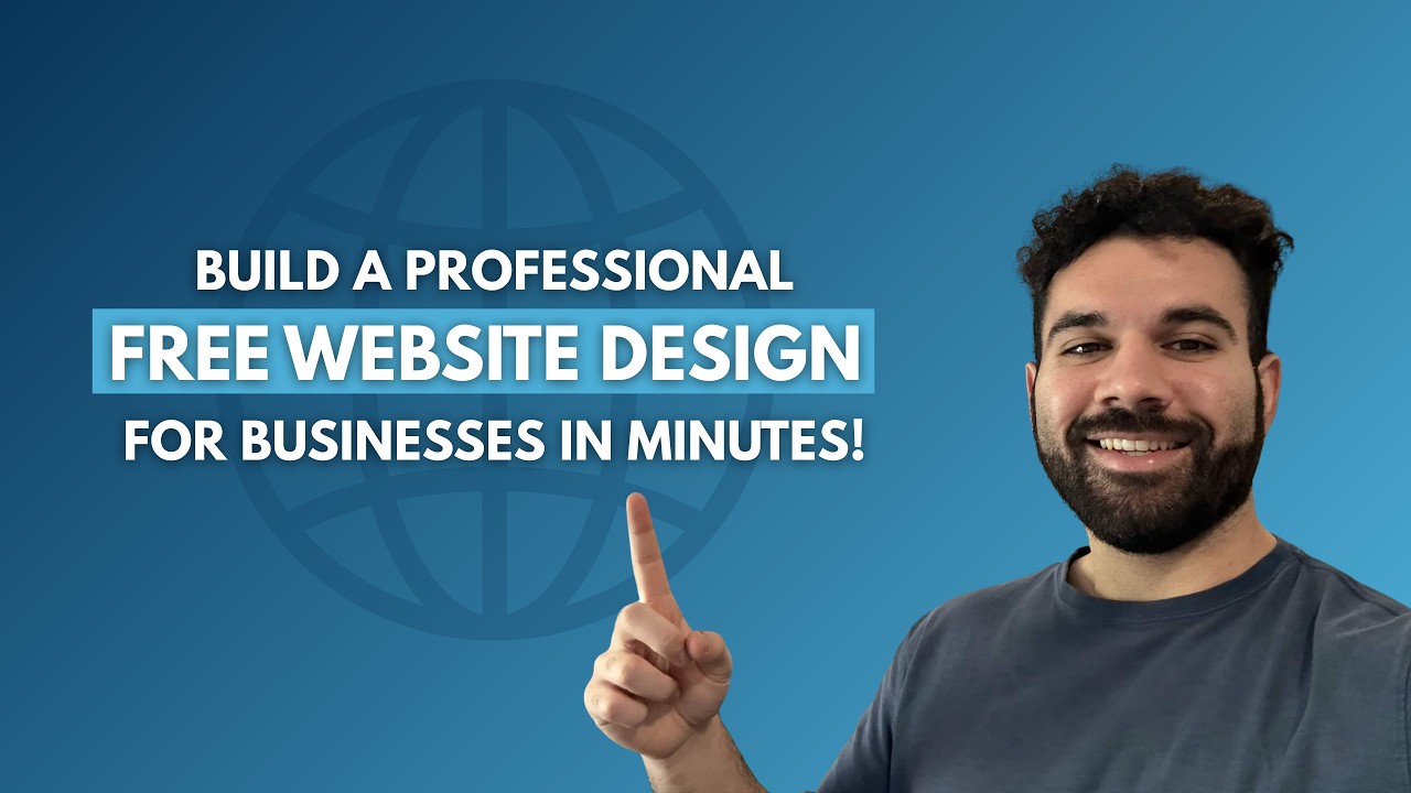How to Make a Professional FREE Website Design in MINUTES (Step-By-Step for Beginners)