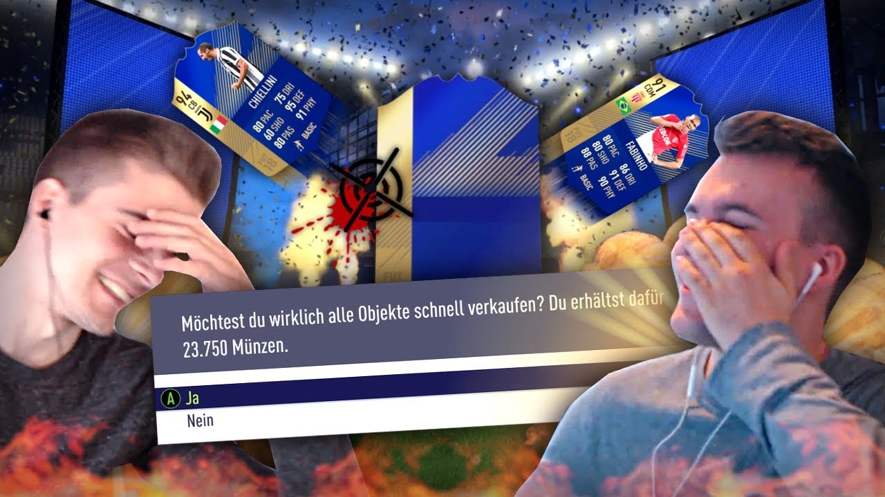 FIFA 18: Heftiger 90+ TOTS DISCARD im Discard PACK QUARTETT! 😭😭