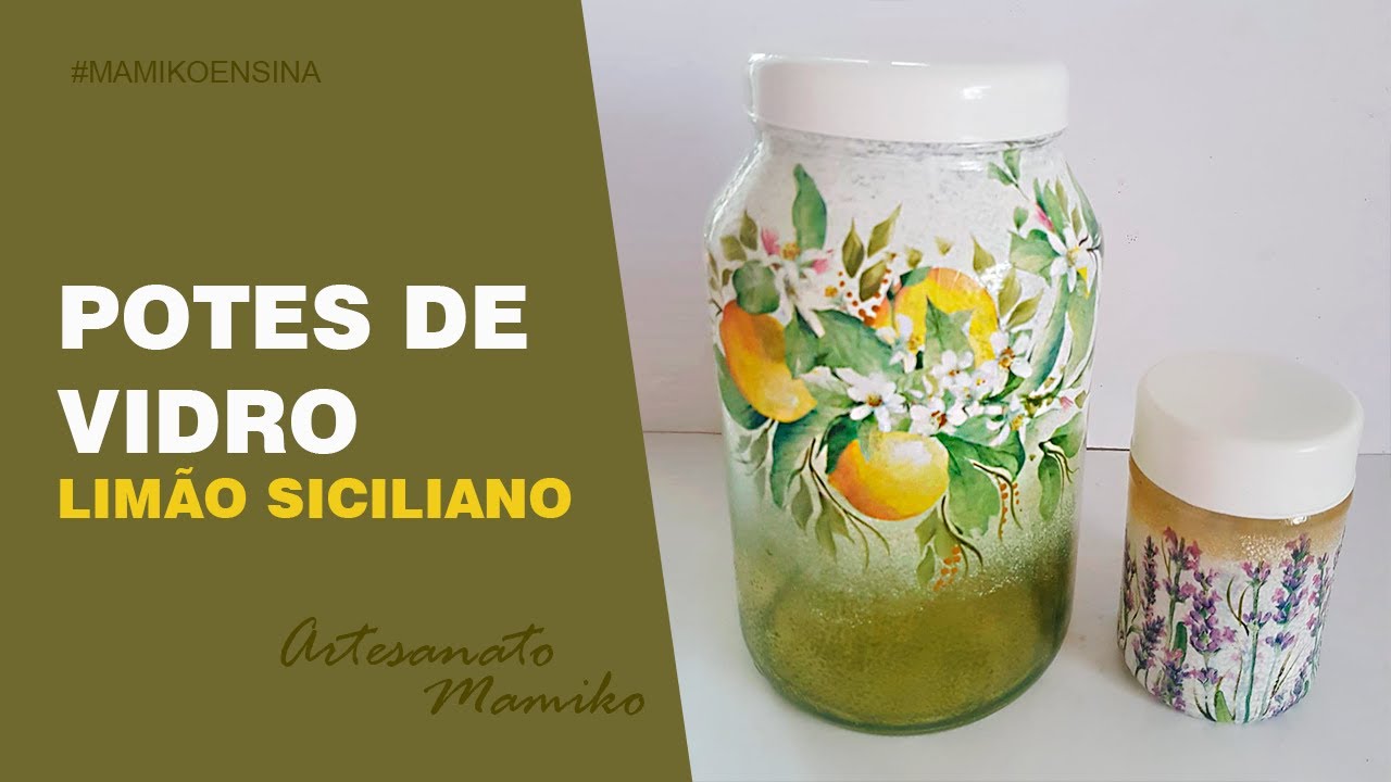 Pode de vidro lim&atilde;o siciliano