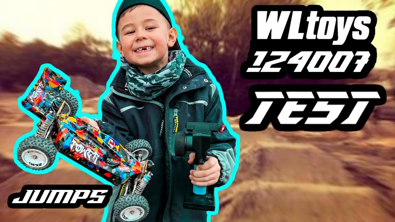 Was kann der Wltoys 124007 buggy ? Brushless RC auto im Test, springen, backflips, Speed!