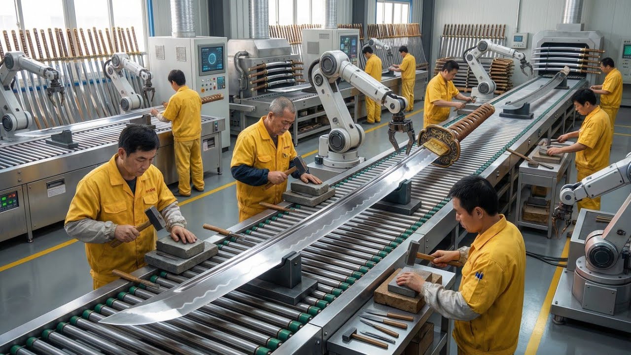 Inside MassProx Factory: Motor Rotors to Deadly Katana knifes & Swords | Dangerous Warriors Test