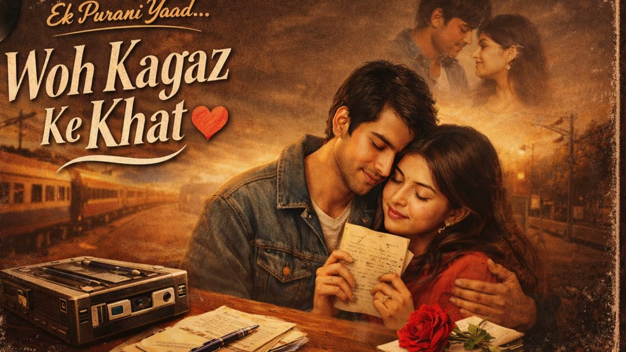 Woh Kagaz Ke Khat ❤️ | 90s Old Romantic Song | Nostalgic Bollywood Love Melody
