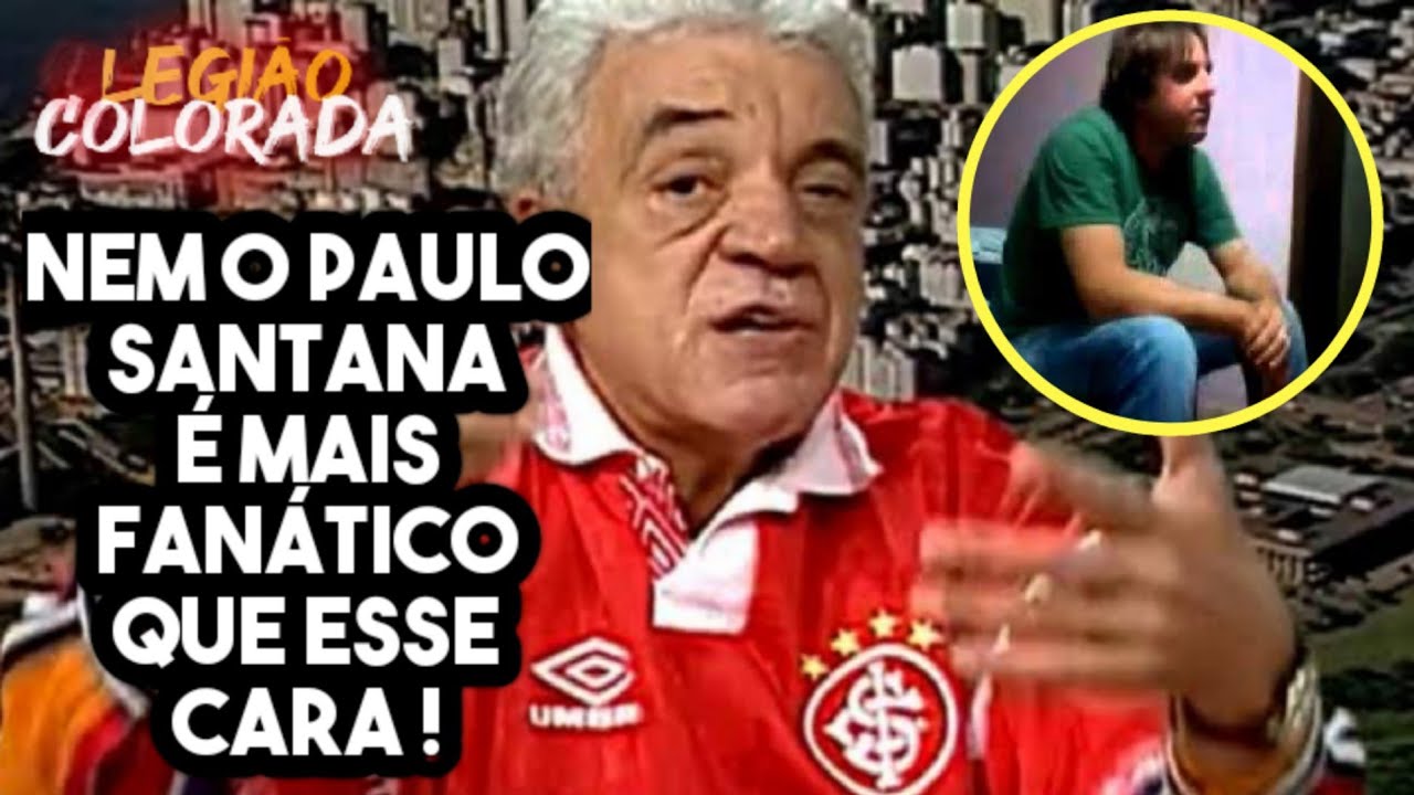 Esse torcedor gremista &eacute; mais fan&aacute;tico que o Paulo Santana 🤣