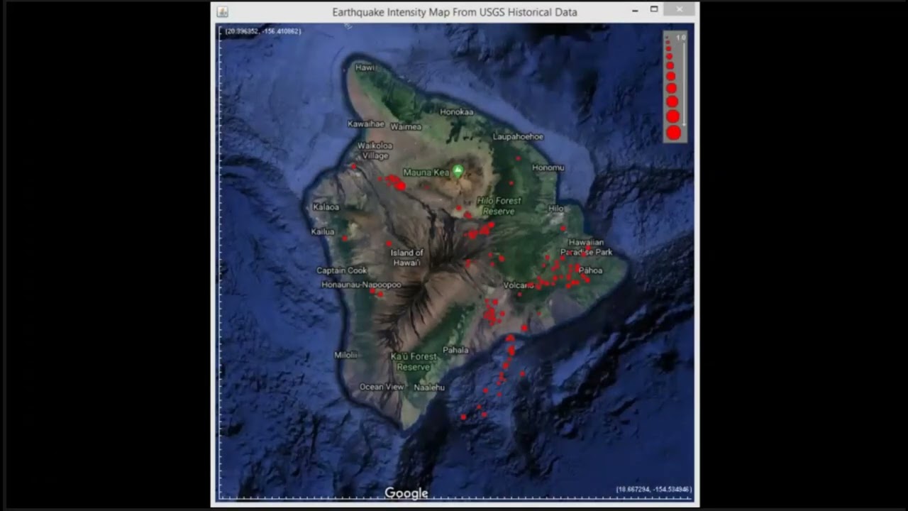 USGS Earthquake Visualization