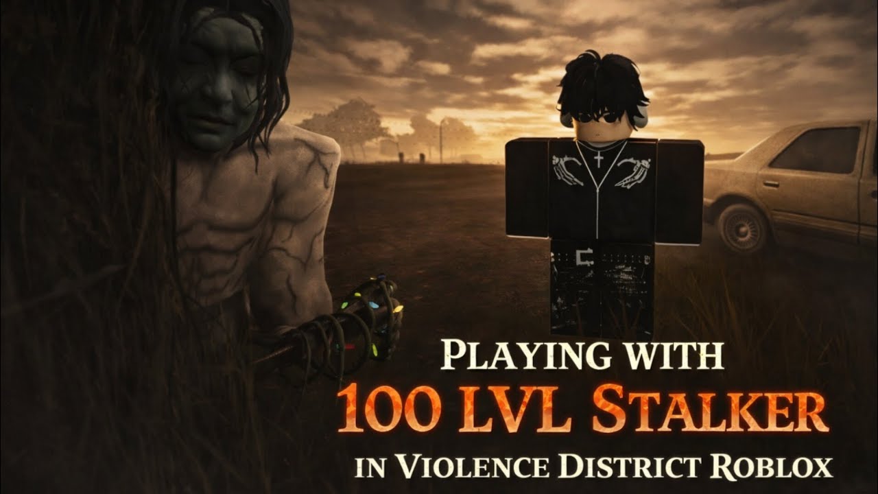 Playing as Level 100 Stalker in Violence District Roblox | Violence District Roblox Gameplay 