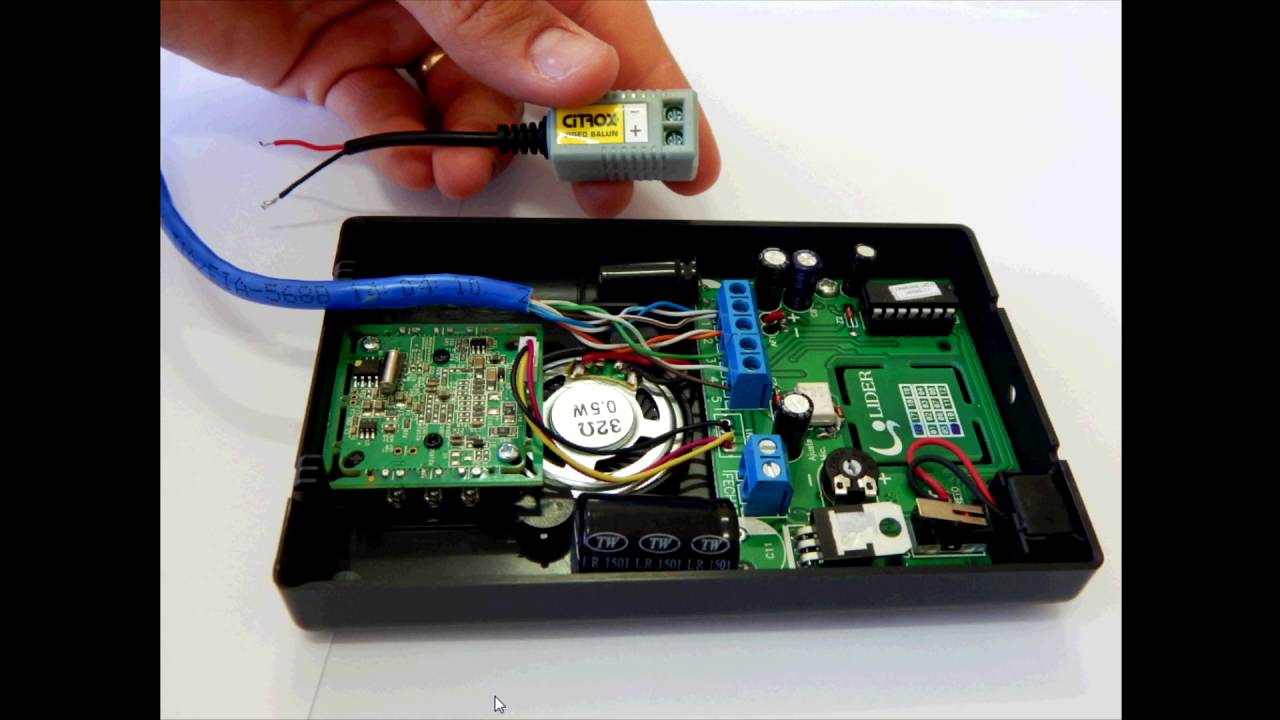 Como instalar balun no Vídeo Porteiro Líder LR4300
