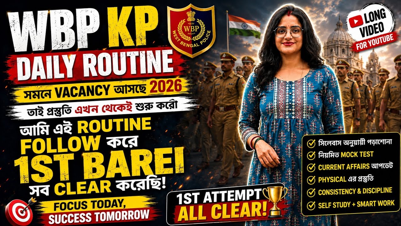 Daily Routine for WBP & KP | WBP Preparation Strategy | WBP Daily Study Plan | How to Prepare for...