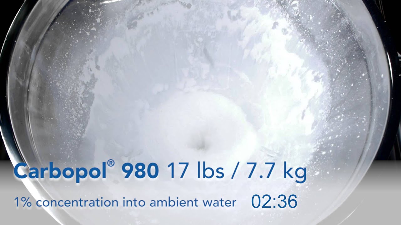 Fristam Powder Induction Series: Carbopol into Water