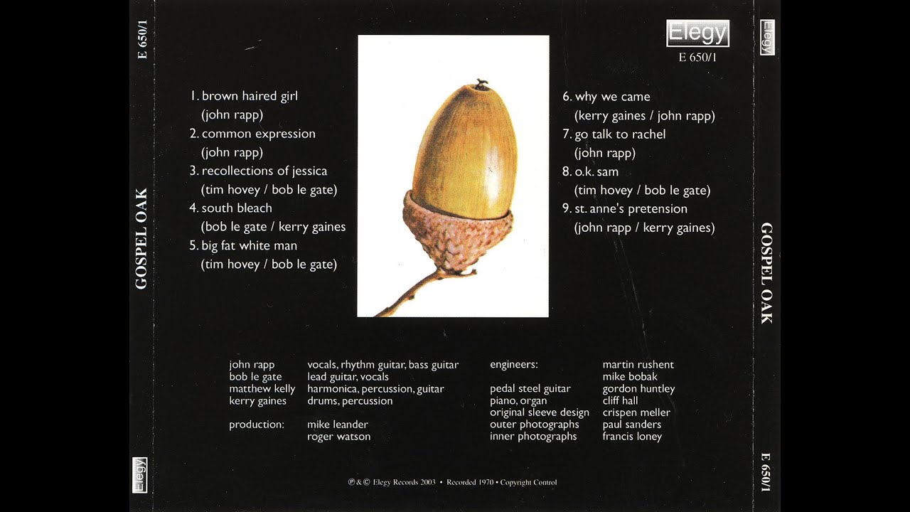 GOSPEL OAK -  SELFTITLED FULL ALBUM -  1970