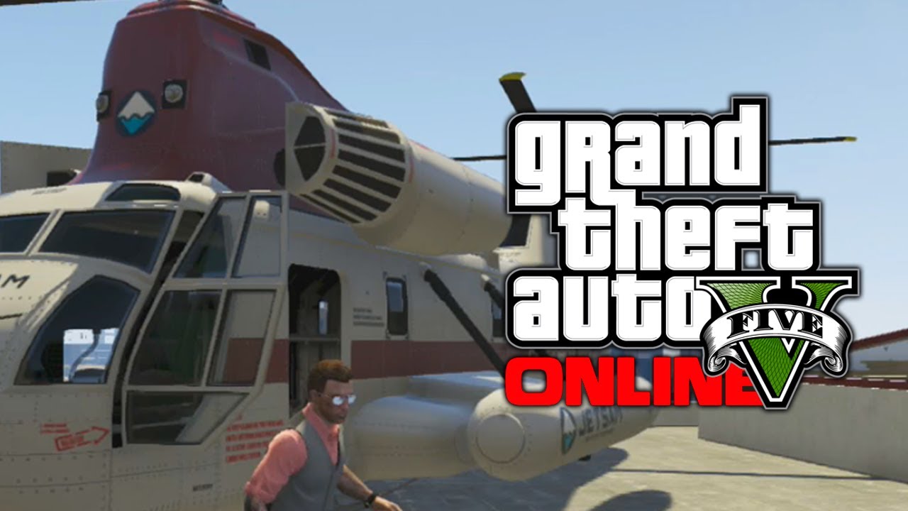 GTA 5 Online: How To Get A Red Cargobob! (GTA V)