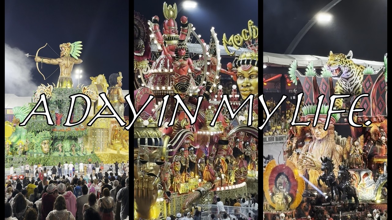 [ブラジル留学vlog#9]本場のカーニバルを見に行った日🇧🇷