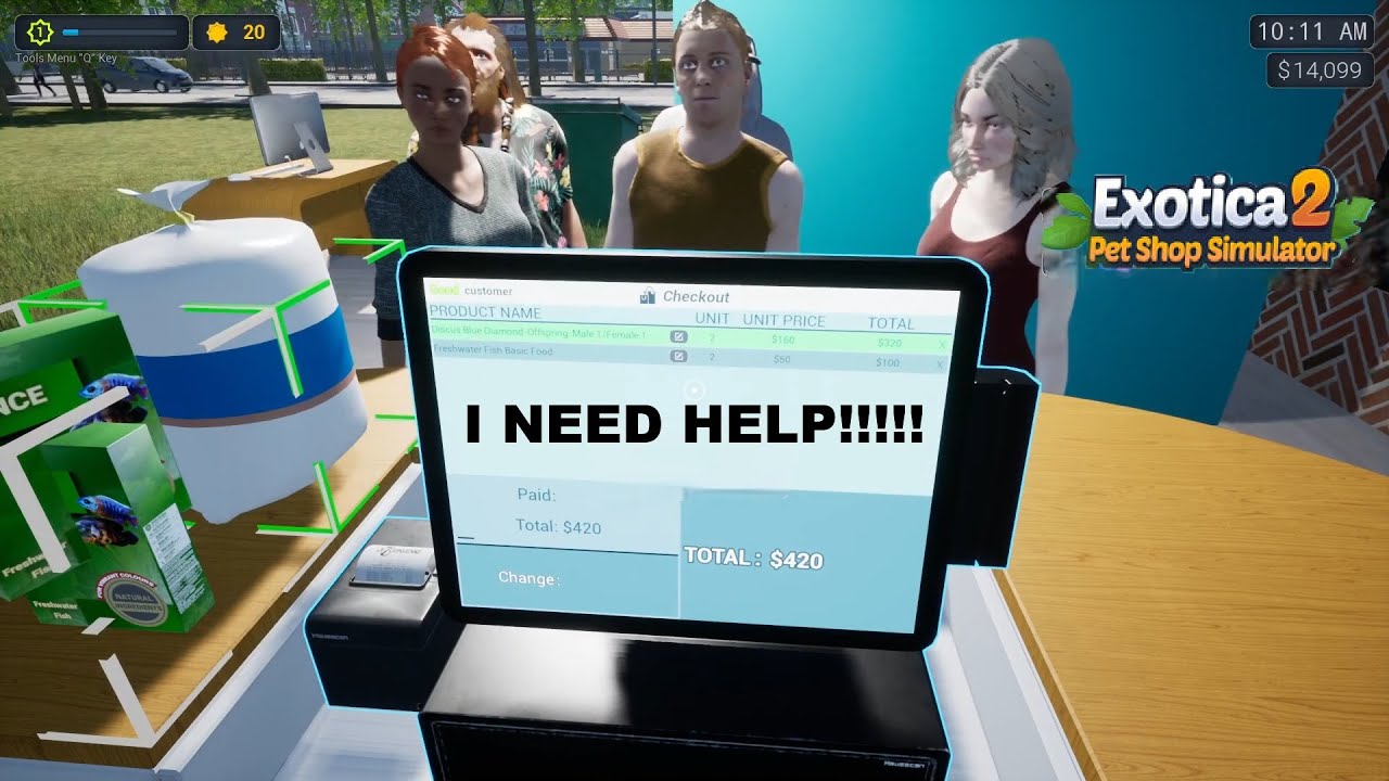I Finally Got My First Employee! Exotica 2: The Pet Shop!