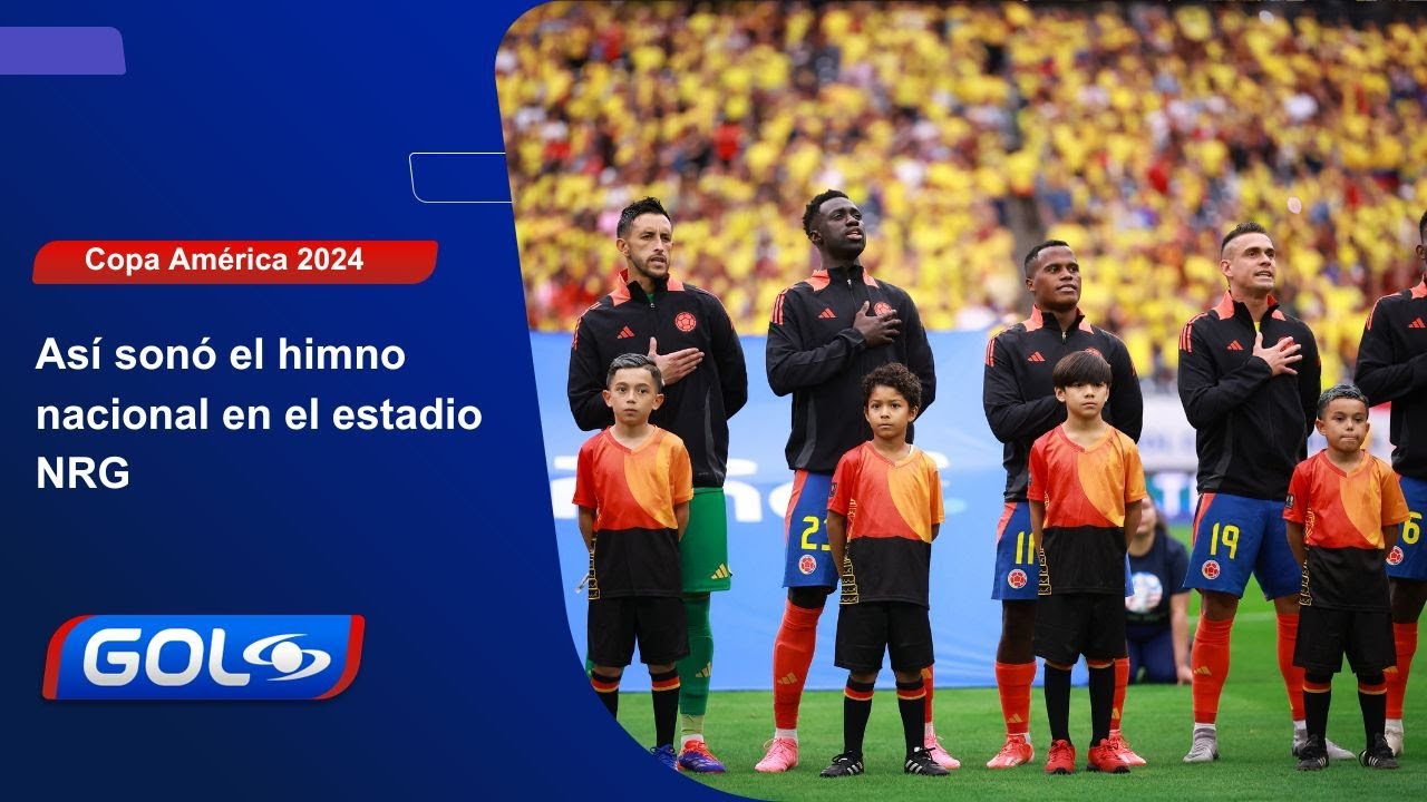 Centenares de aficionados entonan el himno nacional en el duelo contra Paraguay - Gol Caracol