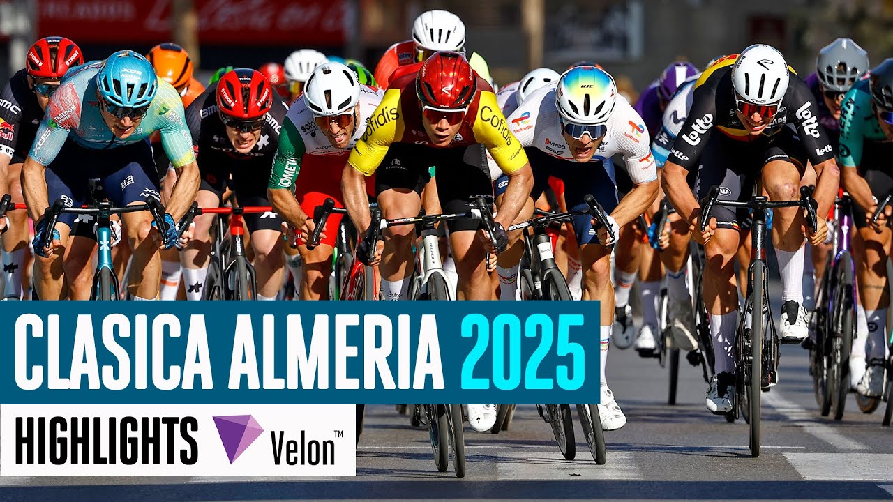 High-speed sprint | Clásica Almería 2025 Highlights