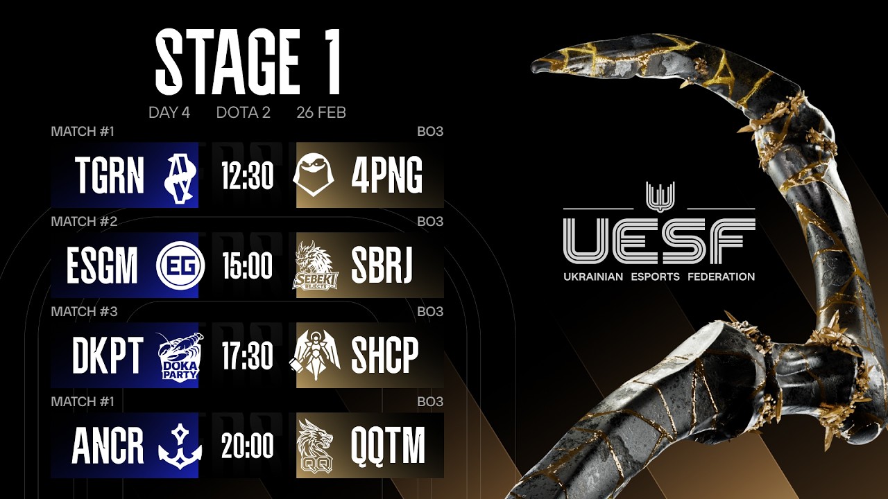 [UA] Team Hryvnia vs 4penguins & blackdrago BO3 | UESF Ukraine Championship STAGE 1 | Груповий етап