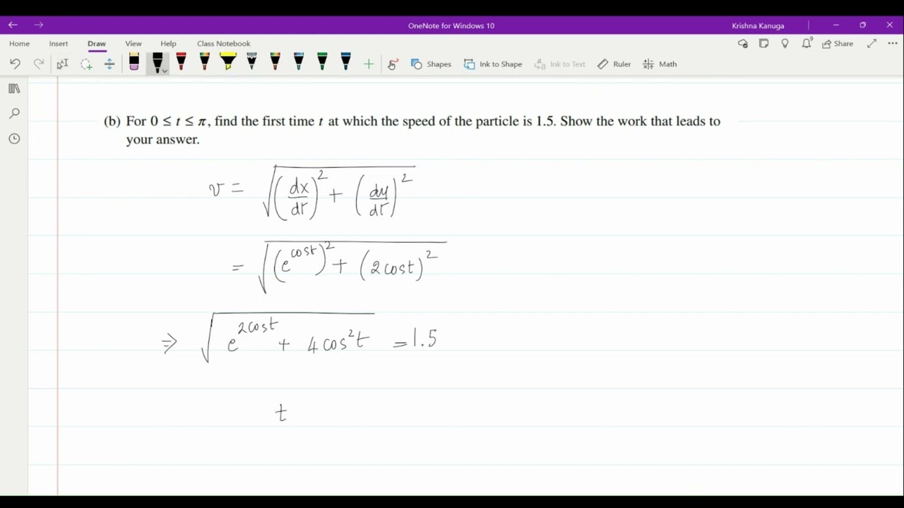 2023 AP Calculus BC - Problem 2