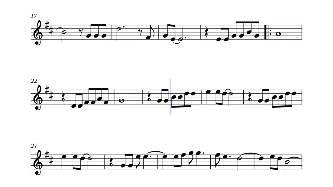The Sound of Silence partitura para Clarinete/Trompeta Sib