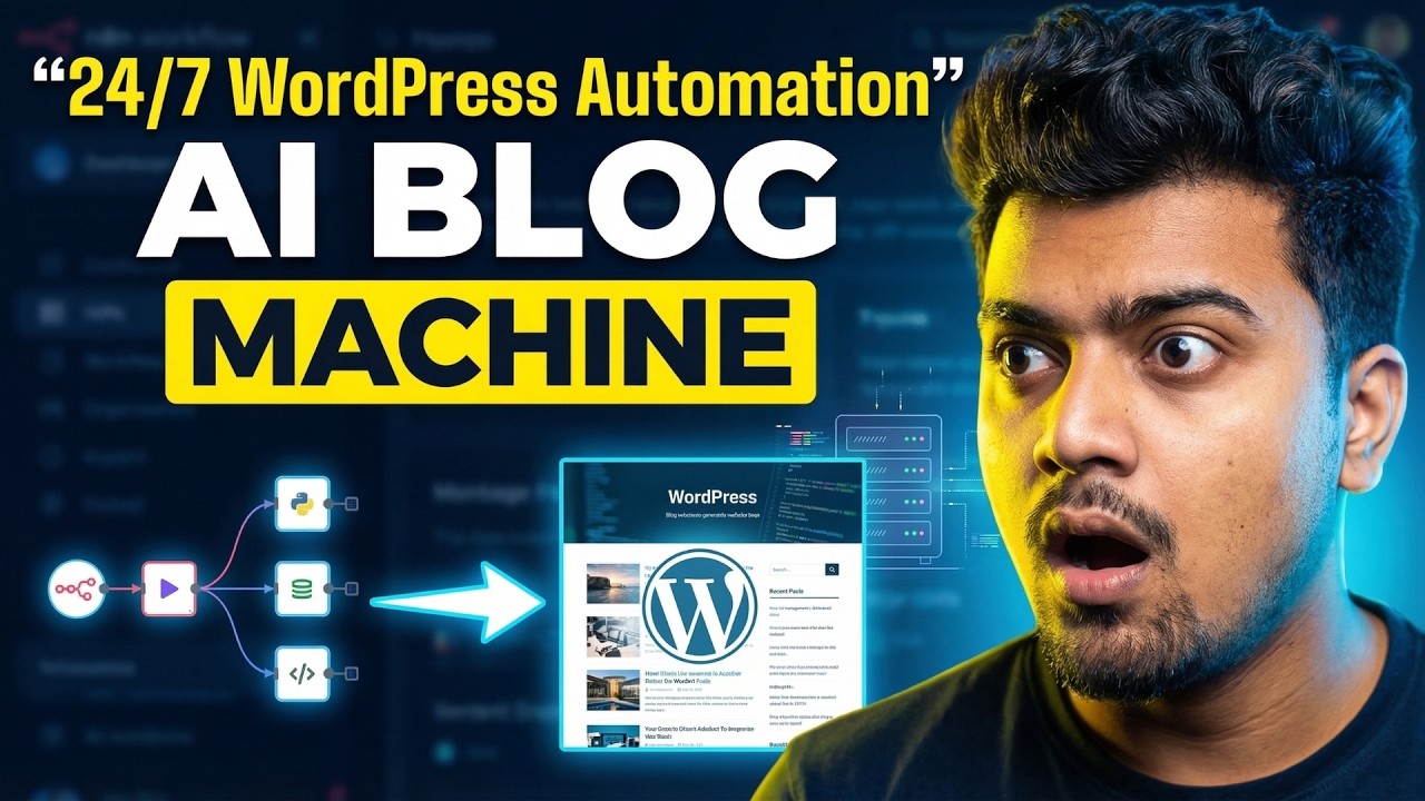 24/7 AI Auto-Blog 🔥 Make a Fully Automatic Website with n8n & Hostinger VPS (2026)