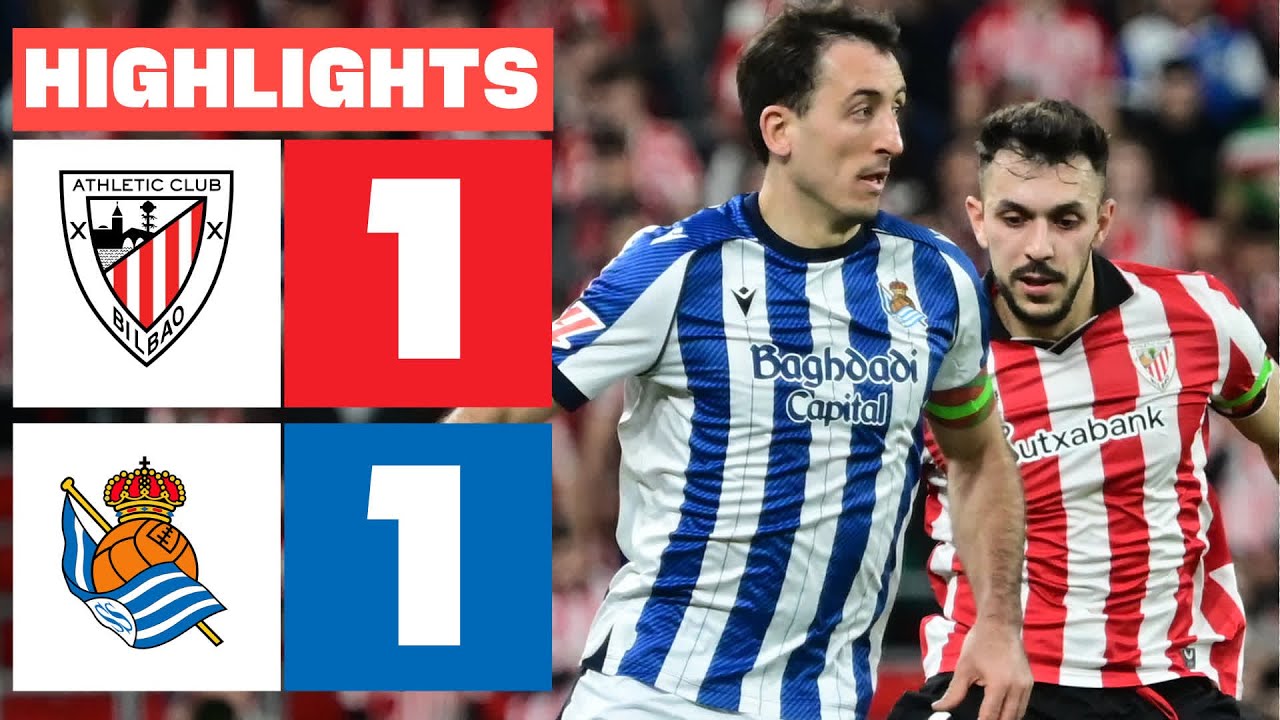ATHLETIC CLUB 1 - 1 REAL SOCIEDAD | RESUMEN LALIGA EA SPORTS