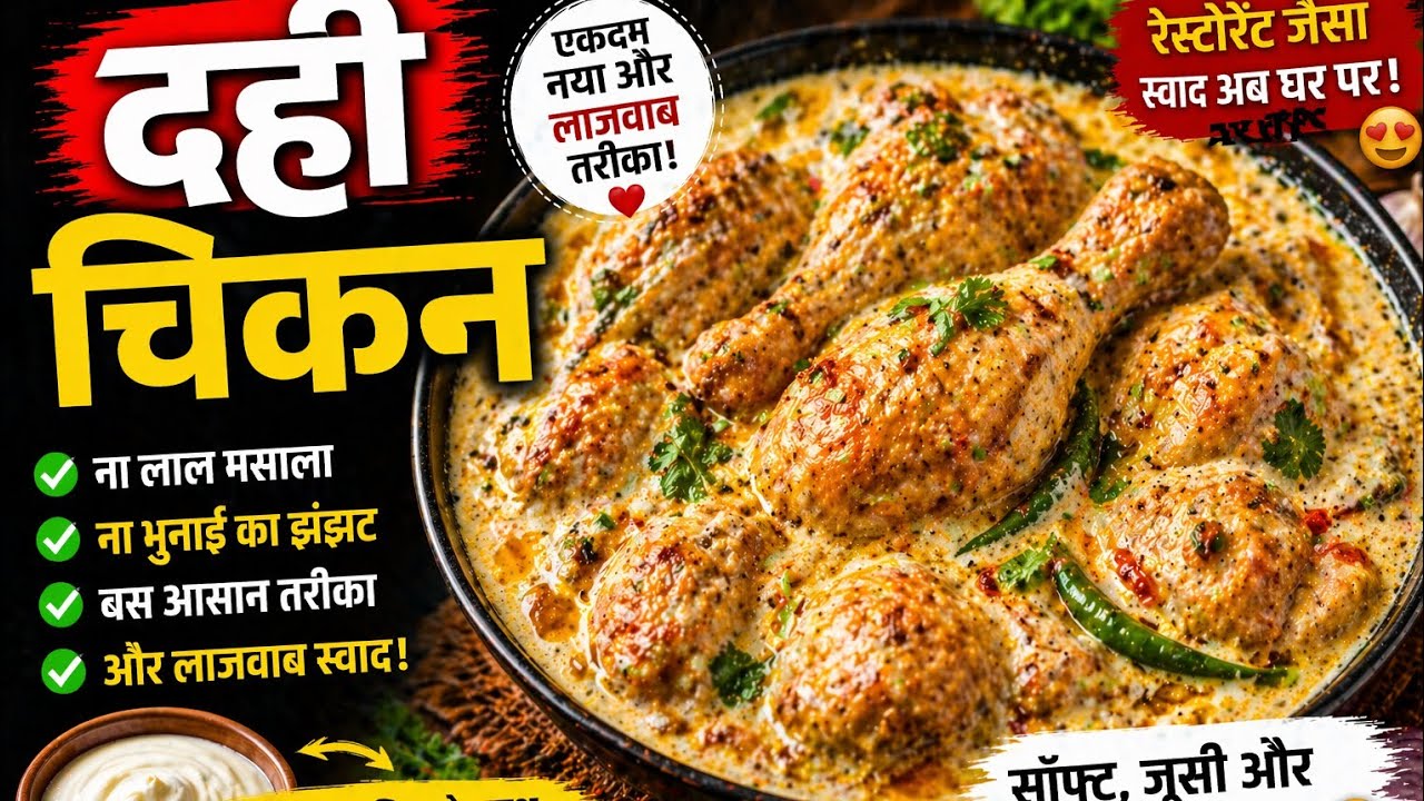 #दही चिकन बनाए आसानी से।@Kusumkitchen-e8n 