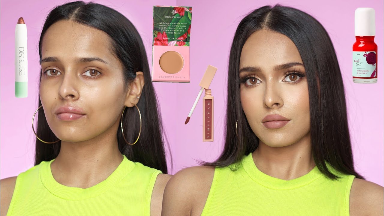 NEUTRAL GLAM | Using clean, vegan & cruelty-free products from Indian brands