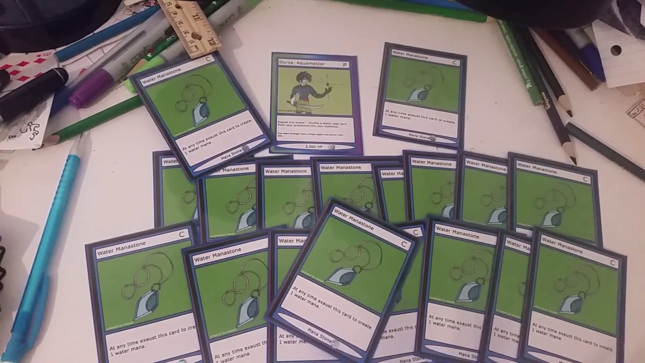 How to play Spellslingers! (Homemade TCG )
