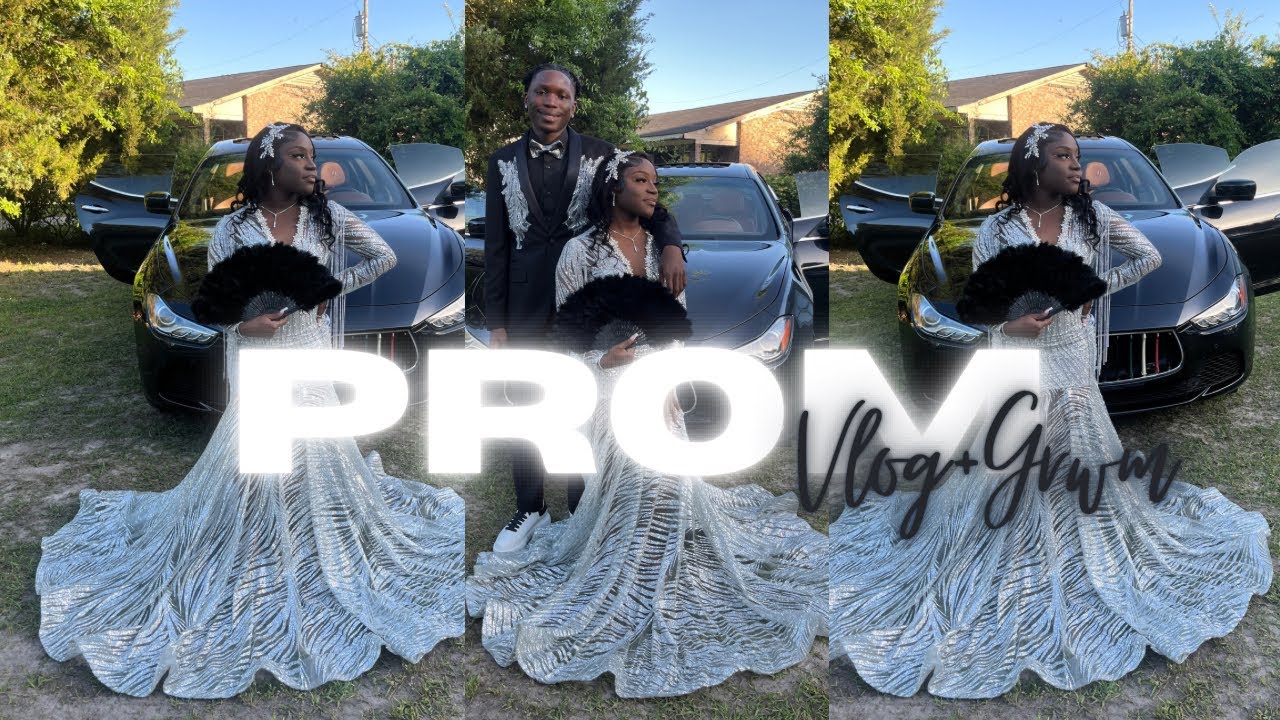 Junior prom grwm + vlog