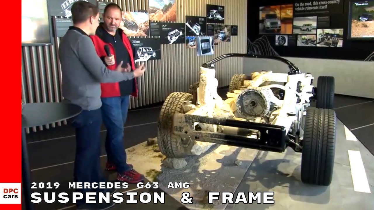 2019 Mercedes G63 AMG Suspension & Frame Explained