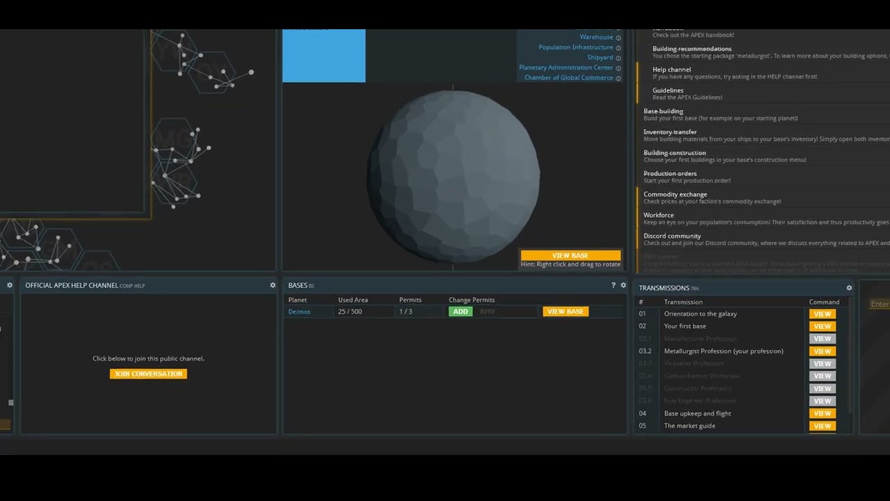 Prosperous Universe fast as possible walkthrough