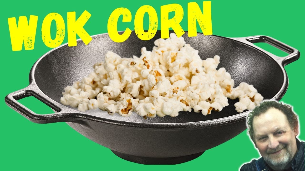 Lodge Wok Popcorn - The Best Way To Cook It!