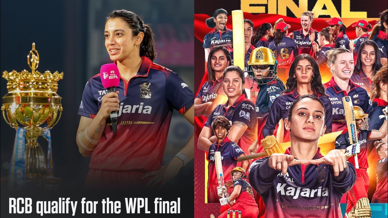 RCB🔥 Strom into the Final 😍❤🔥🏏 Smirti 💪Captain