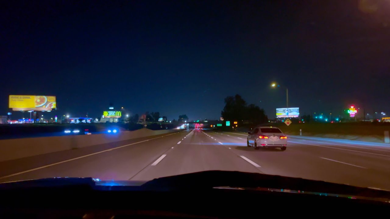 Hard Rock Casino Tejon to Bakersfield, CA - High Speed Driving Video