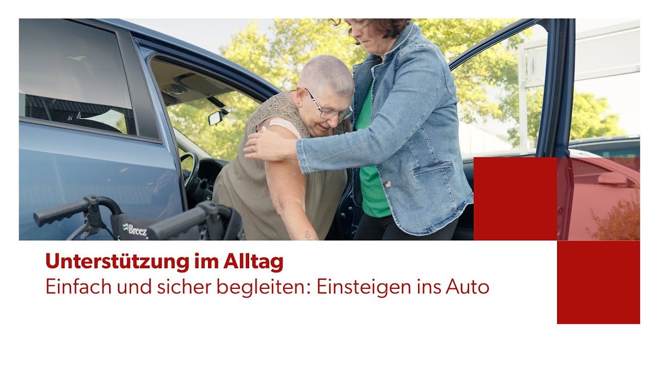 Einfach und sicher begleiten: Einsteigen ins Auto