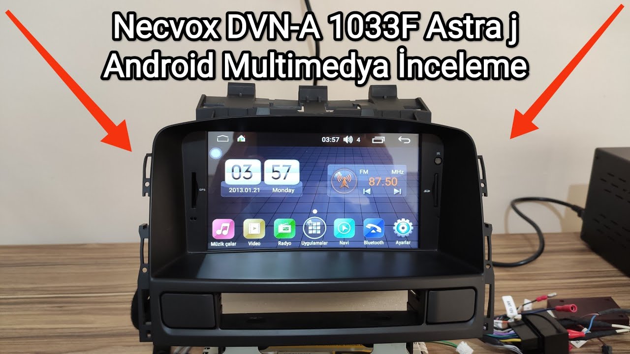 Astra j Necvox DVN-A 1033F Android Multimedya İnceleme