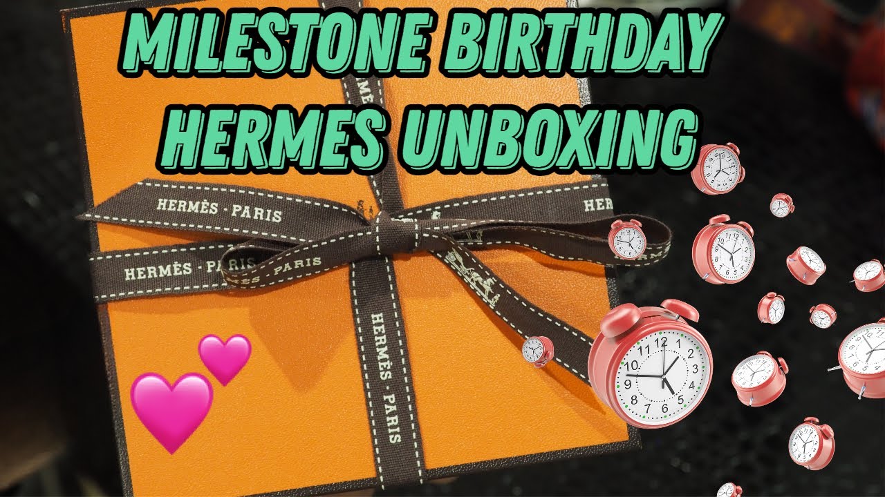 Milestone Birthday Hermes Unboxing 🍑 | + Rolex Hermes try ons