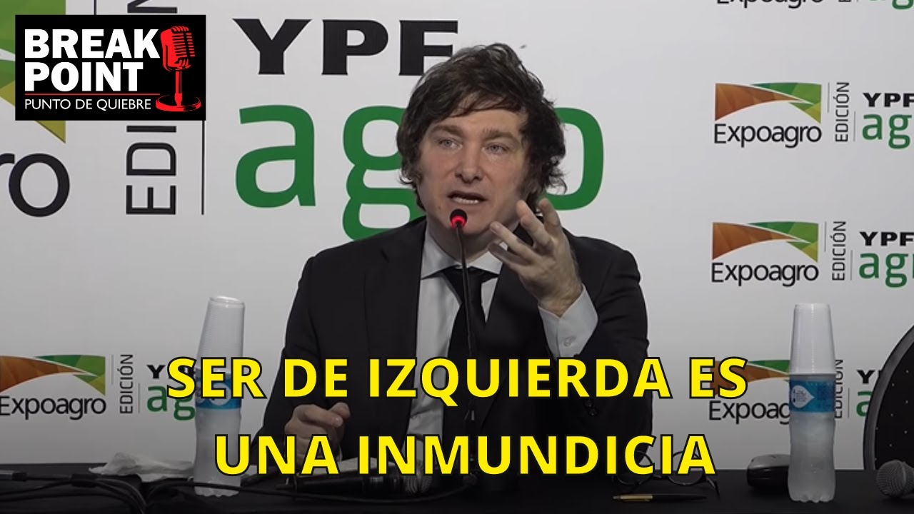 Milei expone a los zurdos y destruye la teoría marxista | Milei en Expoagro | Break Point
