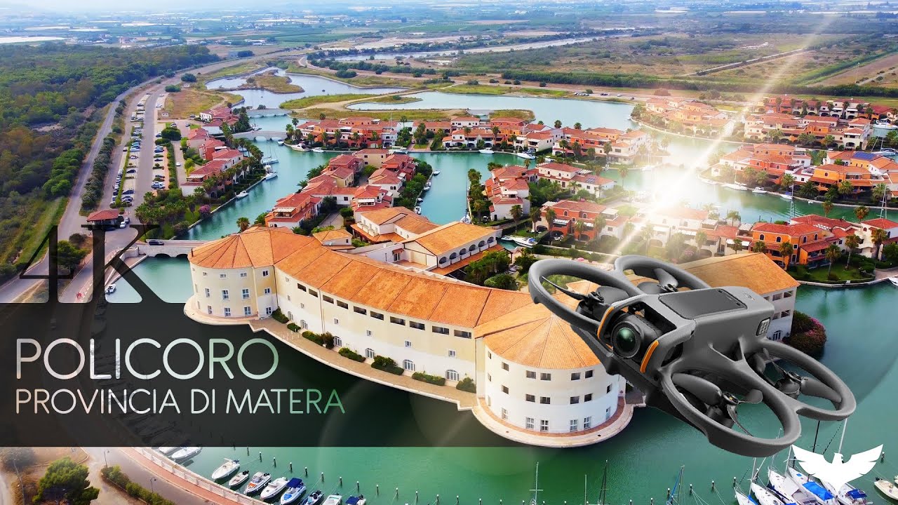 Policoro Matera cinematic 4k acque cristalline villaggio da sogno Marinagri Venezia del Sud