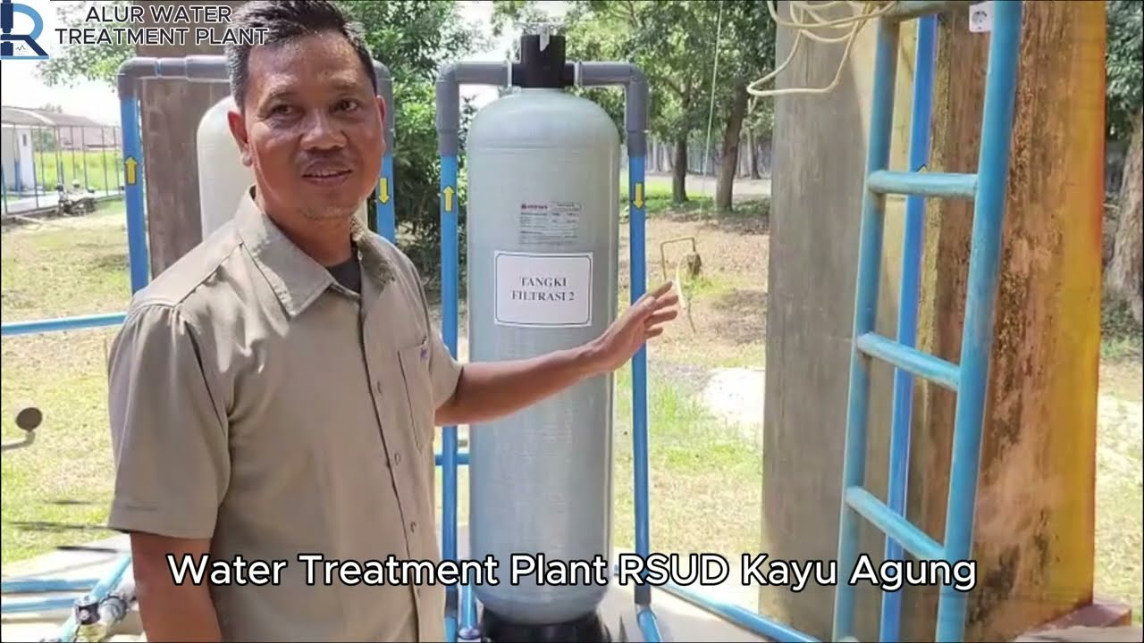 Alur Water Treatment Plant di RSUD Kayuagung
