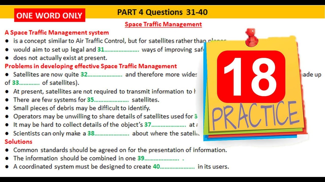 IELTS LISTENING PART 4 - DIFFICULT