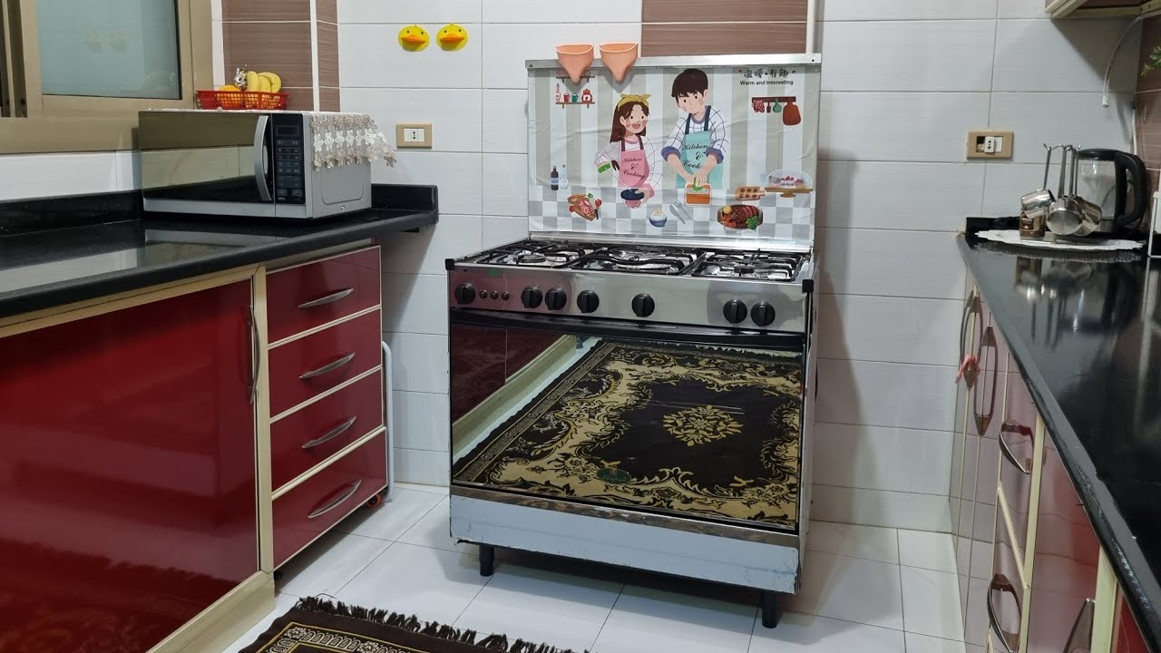 لمعان ونظافه مفيش بعد كده 👌المطبخ وكفي 💜
