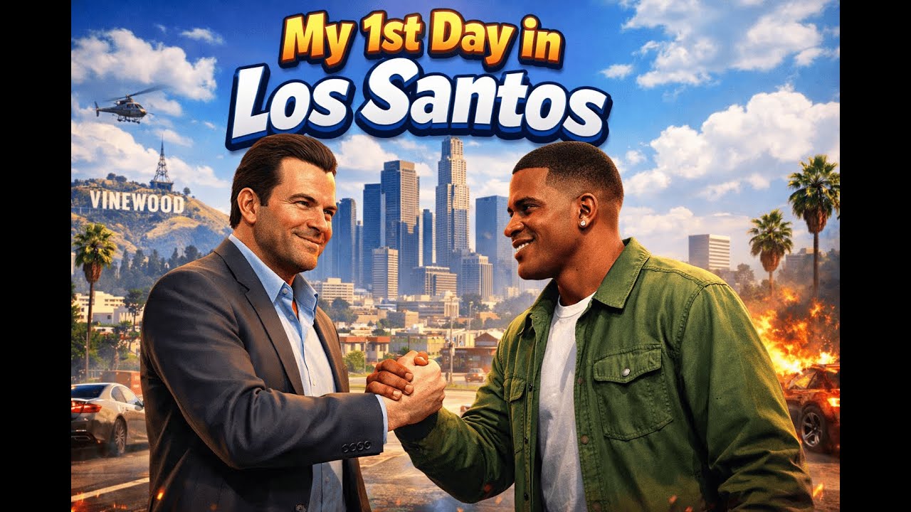 My 1st Day in Los Santos | GTA 5 Story Begins 🚓🔥