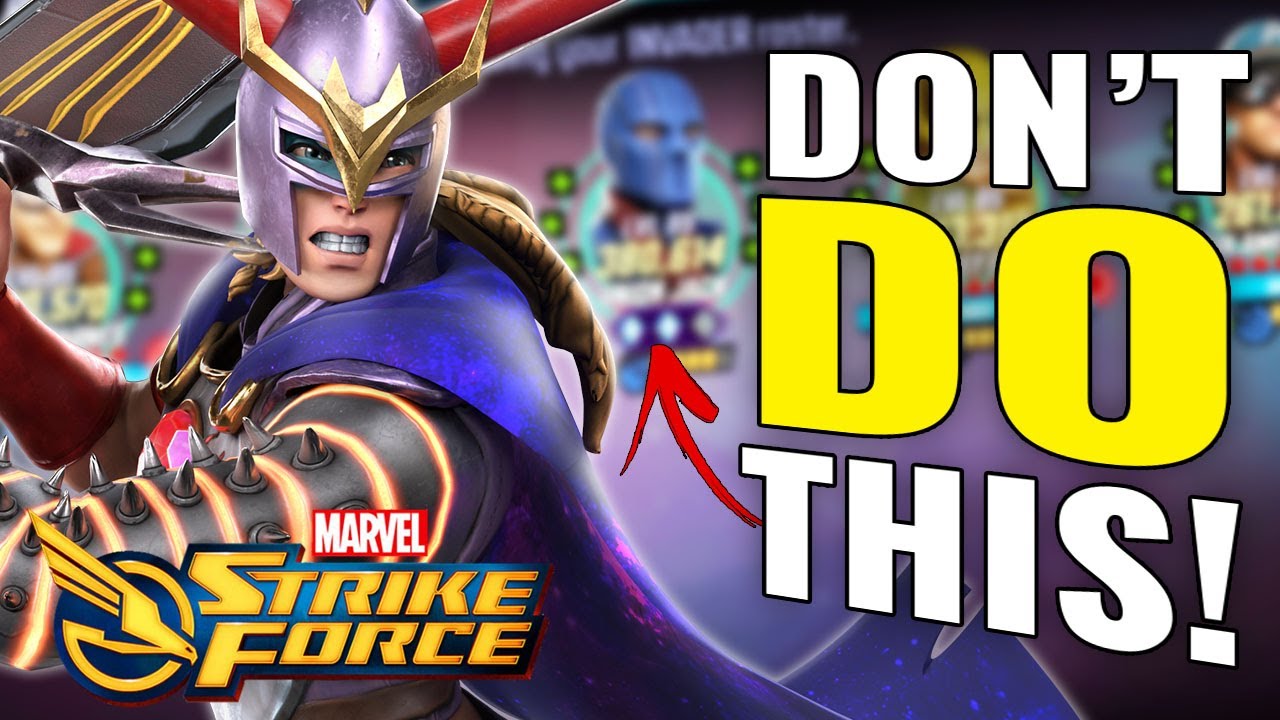 BIGGEST TRAPS IN MARVEL STRIKE FORCE! Do Not Over-Invest in These Teams!