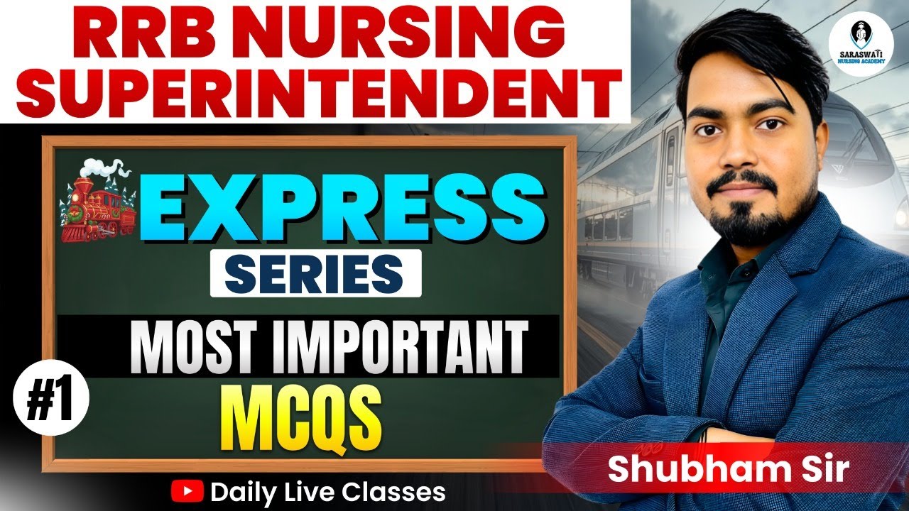 PYQ QUESTION PRACTICE ||NORCET 10||RRB||KGMU ||SGPGI BY SHUBHAM SIR