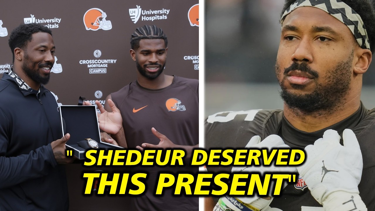 Myles Garrett Surprises Shedeur Sanders With $250k Birthday Gift!