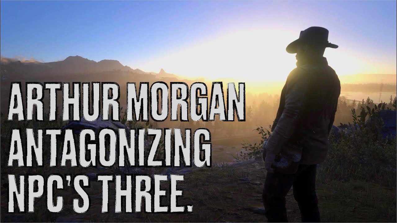 Red Dead Redemption II. Артур Морган противостоит NPC. Часть III.